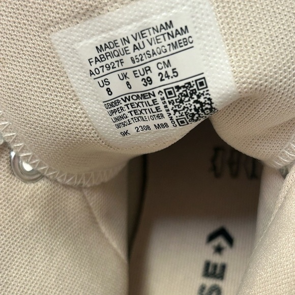 Women's Converse Chuck Taylor All Star Lift Hi Sneaker - Dark Gray Size 9 NWOT - Picture 14 of 14